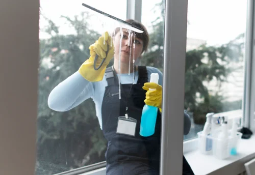 Nettoyage de vitres intérieures et extérieures à Saint-Sandoux
